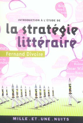 INTRODUCTION A L'ETUDE DE LA STRATEGIE LITTERAIRE