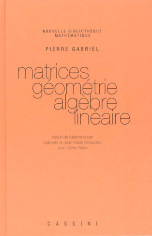 Matrices, géométrie, algèbre linéaire