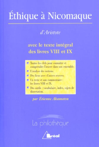 Ethique à Nicomaque d'Aristote