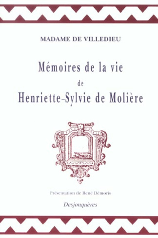 Mémoires de la vie de Henriette-Sylvie de Molière