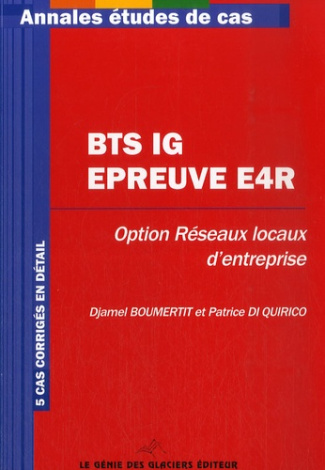 Annales Informatique de gestion, administration et exploitation du réseau, BTS informatique de gesti