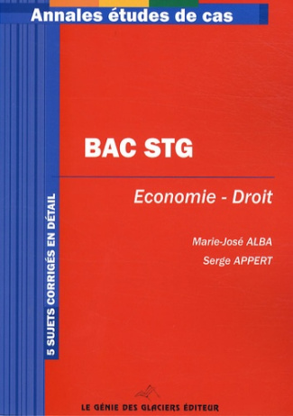 Economie et Droit Bac STG