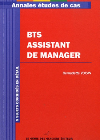 Annales BTS Assistant de Manager