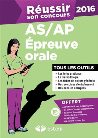 AS/AP. Epreuve orale, version numérique offerte, Edition 2016