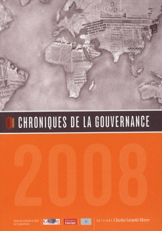 Chroniques de la gouvernance. Edition 2008