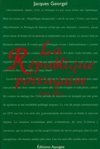 La République portugaise, 1974-1995