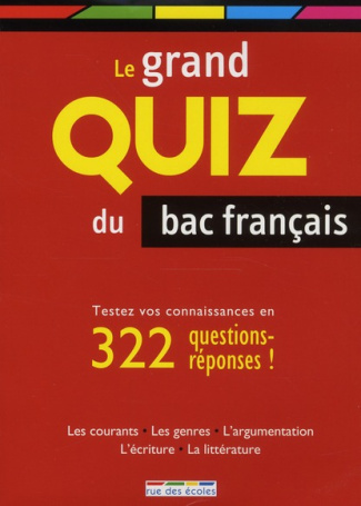 Le grand quiz du bac français