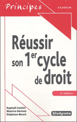 REUSSIR SON PREMIER CCYCLE DE DROIT