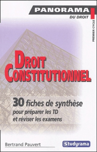 Droit constitutionnel. Théorie générale - Ve République