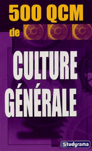 500 QCM de culture générale