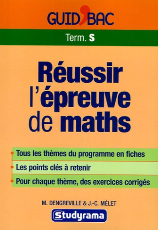 Réussir l'épreuve de maths Tle S