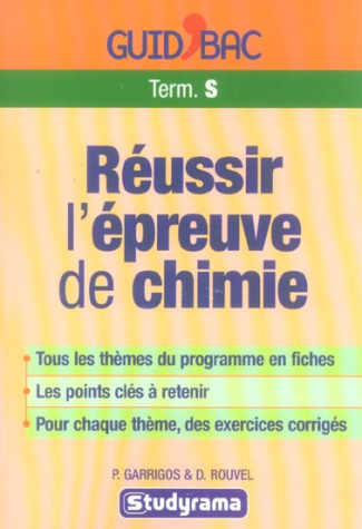 Réussir l'épreuve de chimie Tle S