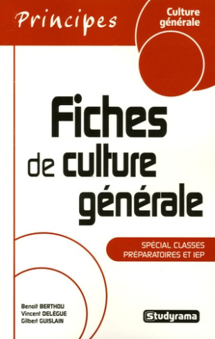 Fiches de culture générale
