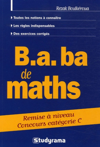 B.A. BA de maths. Catégorie C