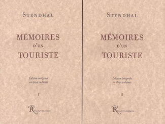 Mémoires d'un touriste. Edition intégrale en 2 volumes