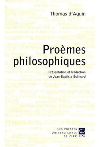 PROEMES DES LECTURES AUX PRINCIPALES OEUVRES D'ARISTOTE