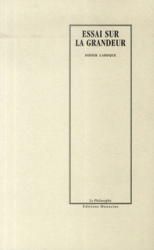 Essai sur la grandeur