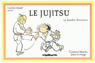 Jujitsu en bandes dessinées. Ceintures blanche, jaune et orange
