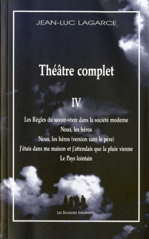 Théâtre complet. Tome 4