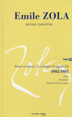 Oeuvres complètes. Tome 20, Vérité et Justice (1902-1903)