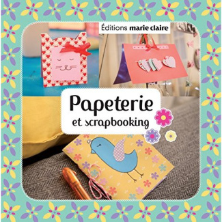 Papeterie et scrapbooking. Avec 1 perforatrice, 1 mètre de ruban et 15 feuilles de papier
