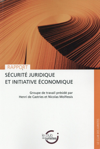 Sécurité juridique et initiative économique