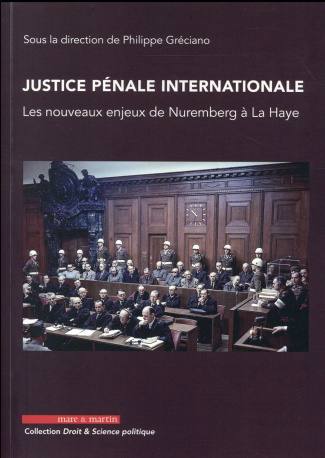 Justice pénale internationale. Les nouveaux enjeux de Nuremberg à La Haye