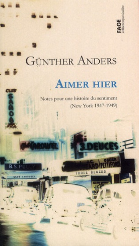 Aimer hier. Notes pour une histoire du sentiment