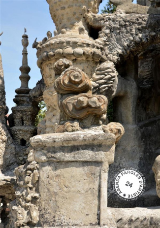 Agenda Paroles d'artiste. Ferdinand Cheval, Palais idéal, Edition 2024, Edition bilingue français-an