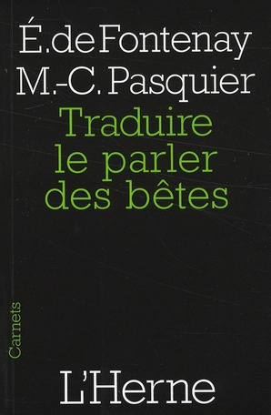 Traduire le parler des bêtes