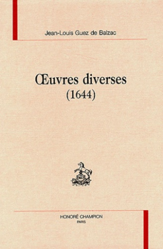 OEUVRES DIVERSES (1644).