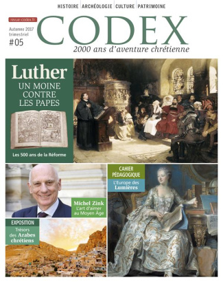 Codex N° 5, automne 2017 : Luther