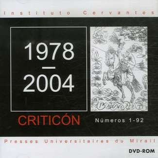 Criticon N° 1-92 : 1978-2004. Edition en langue espagnole, DVD