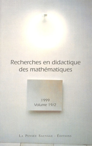 Recherches en didactique des mathématiques Volume 19/2 N° 56