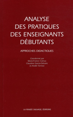 Analyse des pratiques des enseignants débutants. Approches didactiques