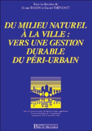 DU MILIEU NATUREL A LA VILLE VERS UNE GESTION DURABLE