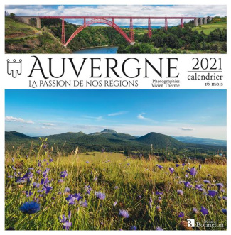 Calendrier Auvergne. Edition 2021