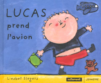 LUCAS PREND L'AVION - ILLUSTRATIONS, COULEUR