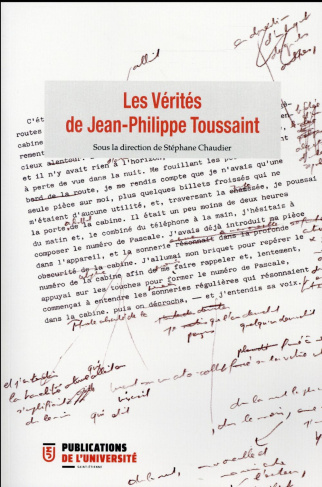 Les Vérités de Jean-Philippe Toussaint