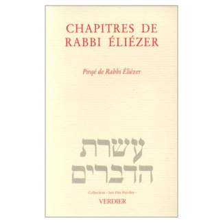 Pirqê de rabbi Eliézer. Leçons de rabbi Eliézer