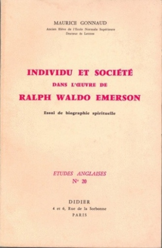 Individu et société dans l'oeuvre de Ralph Waldo Emerson