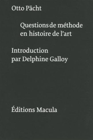 Questions de méthode en histoire de l'art. 3e édition