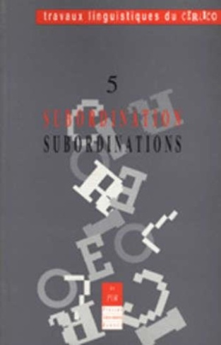 Subordination