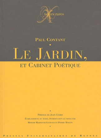 Le jardin, et cabinet poétique