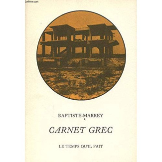 CARNET GREC - (SUIVI DE) QUATRE CHANTS DELPHIQUES