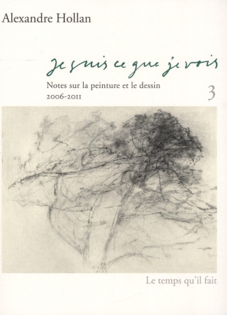 Je suis ce que je vois. Tome 3, Notes sur la peinture et le dessin (2006-2011)