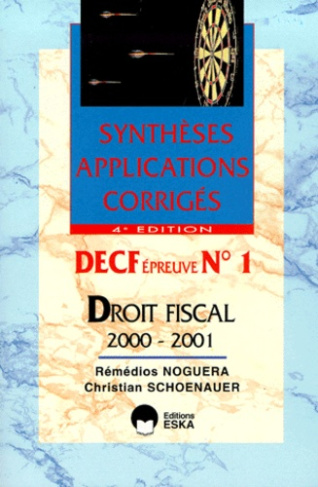DECF n° 1 Droit Fiscal. Edition 2000-2001