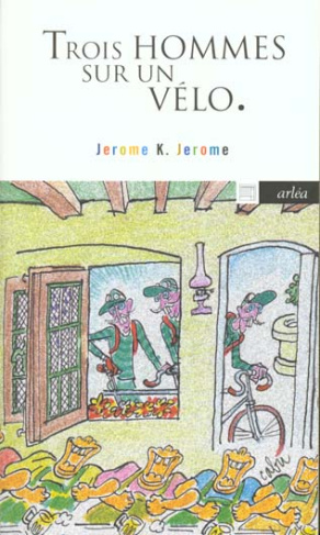 Trois hommes sur un vélo