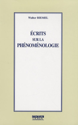 ECRITS SUR LA PHENOMENOLOGIE