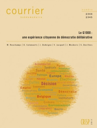 Courrier Hebdomadaire N° 2344-2345 : Le G1000 : une expérience citoyenne de démocratie délibérative